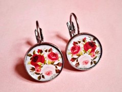 náušnice Linecké cukroví -chir.ocel