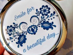 náušnice Linecké cukroví -chir.ocel