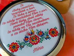 náušnice Linecké cukroví -chir.ocel