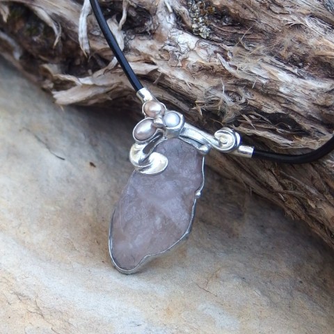 Sladká Imogen - náhrdelník náhrdelník přívěsek tiffany cínování cínový 