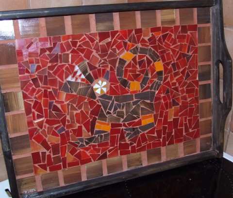 Dračí tác tác tácek mozaika 