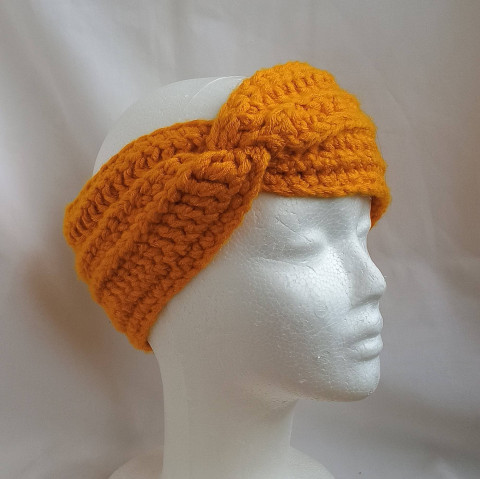 Dámská čelenka sluníčková dámská čelenka zimní hřejivá 