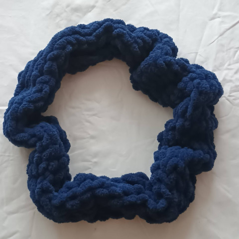 Nákrčník Puffy modrý zimní nákrčník hřejivý teplý tunel 