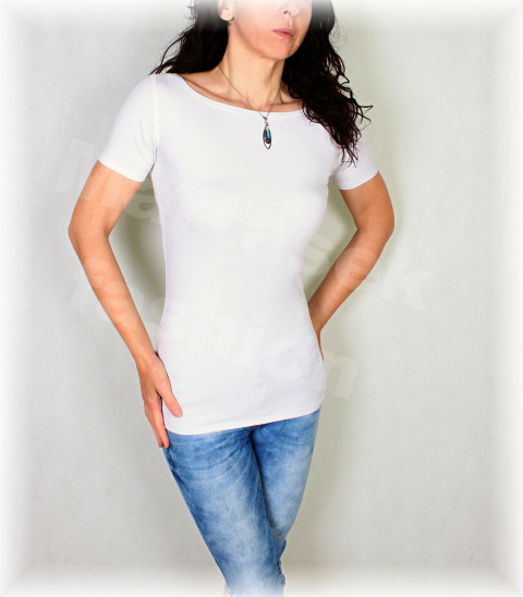 Triko vz.600 více barev modrá halenka fialová růžová bílá lodička černá triko úpletové tyrkysová jednobarevné viskózové 