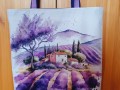 Nákupní taška - levandule