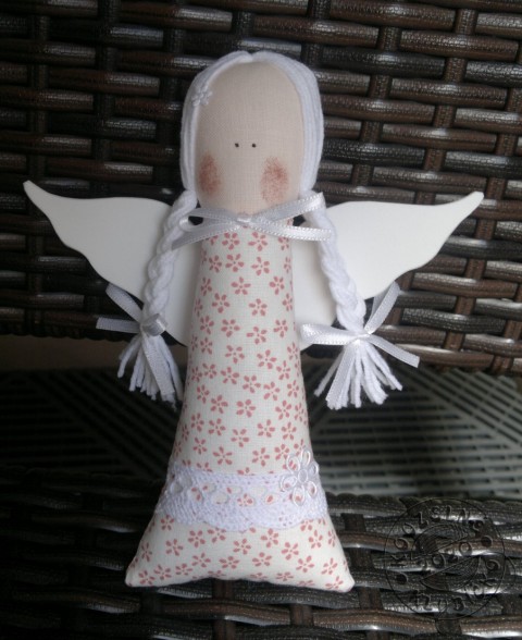 Andělka KYTIČKOVÁ dekorace dárek vánoce anděl andílek andělíček andělka 