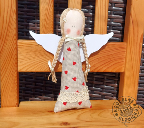 Andělka Režná láska dekorace dárek vánoce anděl andílek andělíček andělka 