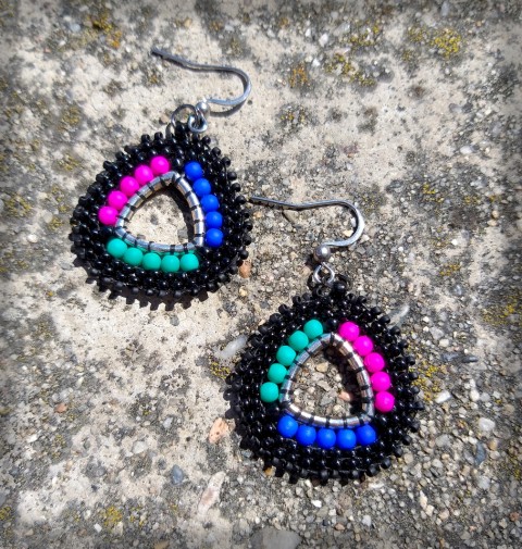 Neon no.8 kruh šperk doplněk náušnice neon toho rokajl superduo matubo 