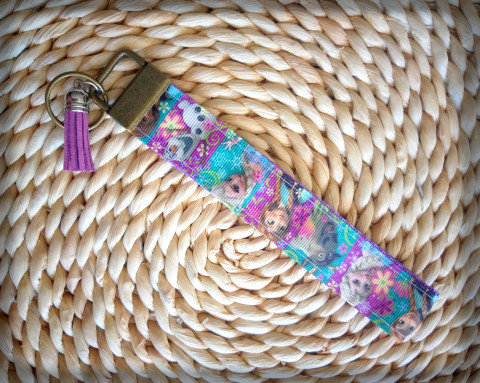 Poutko na klíče no.006 přívěsek doplněk ozdoba poutko popruh anna přívěsek na klíče frozen elsa ledové království 