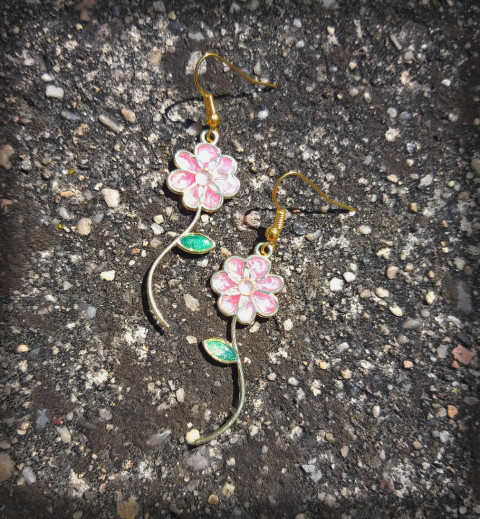 Luční kvítí no.4 šperk doplněk náušnice květ kytka pryskyřice kvítek luční kvítí luka 