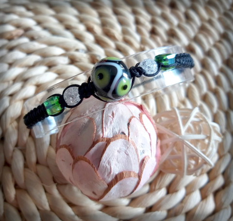 Drhaný náramek no.15 šperk náramek korálky doplněk vinutka retro drhání vinutá perla shamballa drhaný 