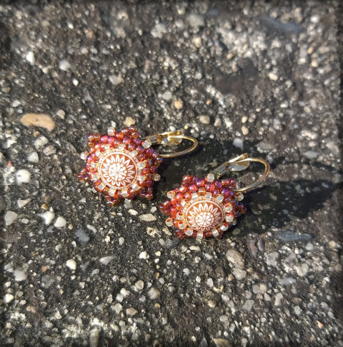 Podzimní kvítek šperk radost doplněk náušnice podzim romantika květ něžné kvítek roztomilé drobné hvězdička droboučké 