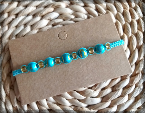 Drhaný náramek no.25 šperk náramek korálky doplněk retro kroužek mazlíček drhání shambala drhaný kuh milovník 