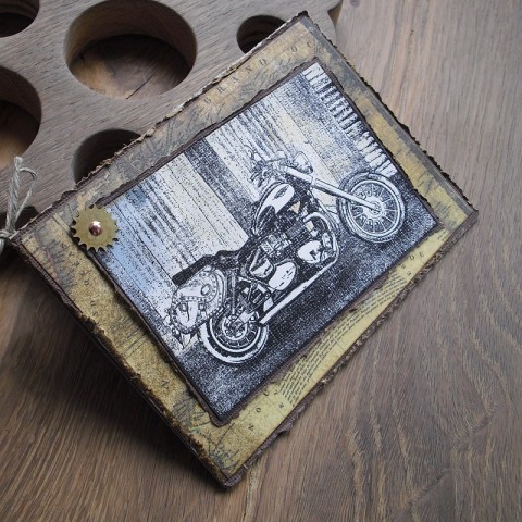 Přání motorkářské přání anděl stroj gratulace motorka karta 