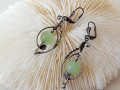 Jarní - náušnice s kalcitem