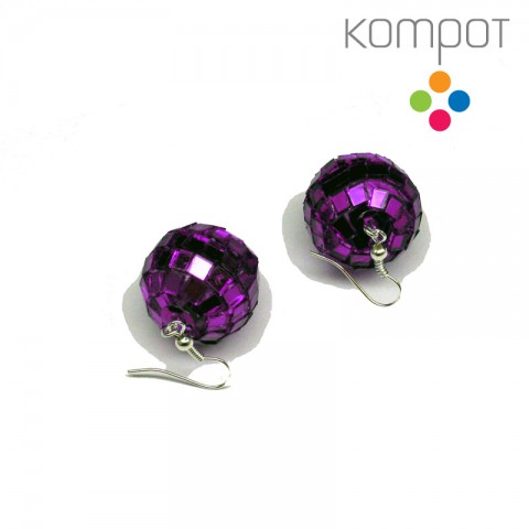 DISKOKOULE :: fialové disco nealergické pro alergiky disko plexisklo emo plexiglass diamanty scene scenecore scene core free nickel discokoule diskoholka discogirl diskotékakompot 